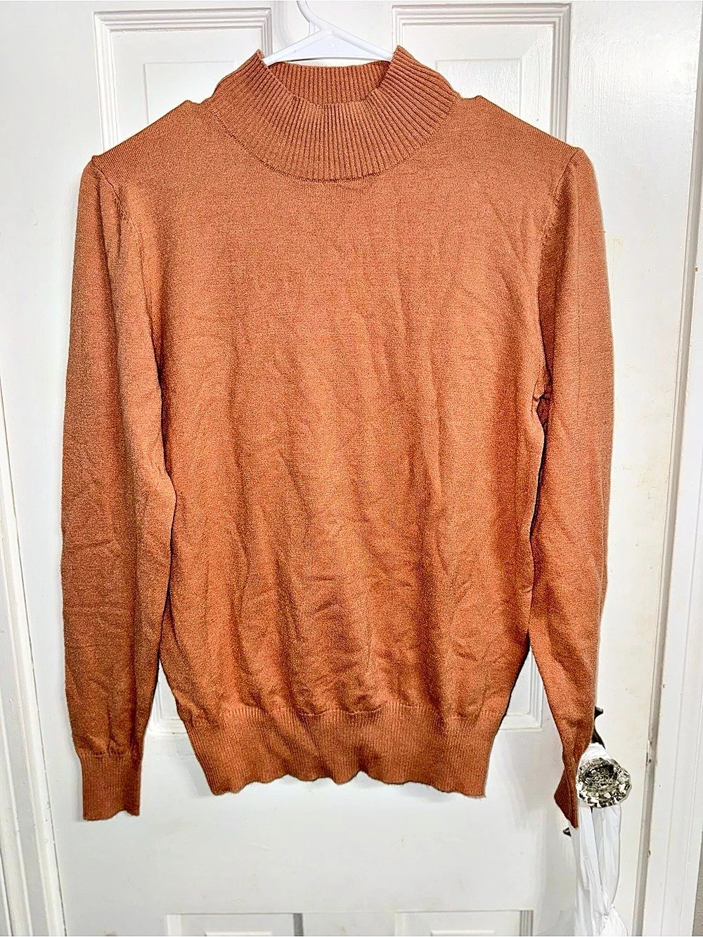 love tree Fine Yarn Mock Neck Sweater Turtleneck Small